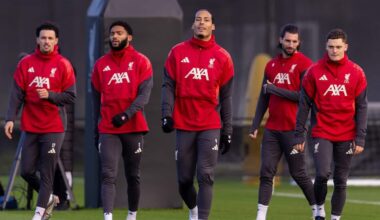 LIVERPOOL, ENGLAND - Monday, December 8, 2025: Liverpool's captain Virgil van Dijk during a training session at the AXA Training Centre ahead of the UEFA Champions League match between FC Internazionale Milano and Liverpool FC. (Photo by Jessica Hornby/Propaganda)