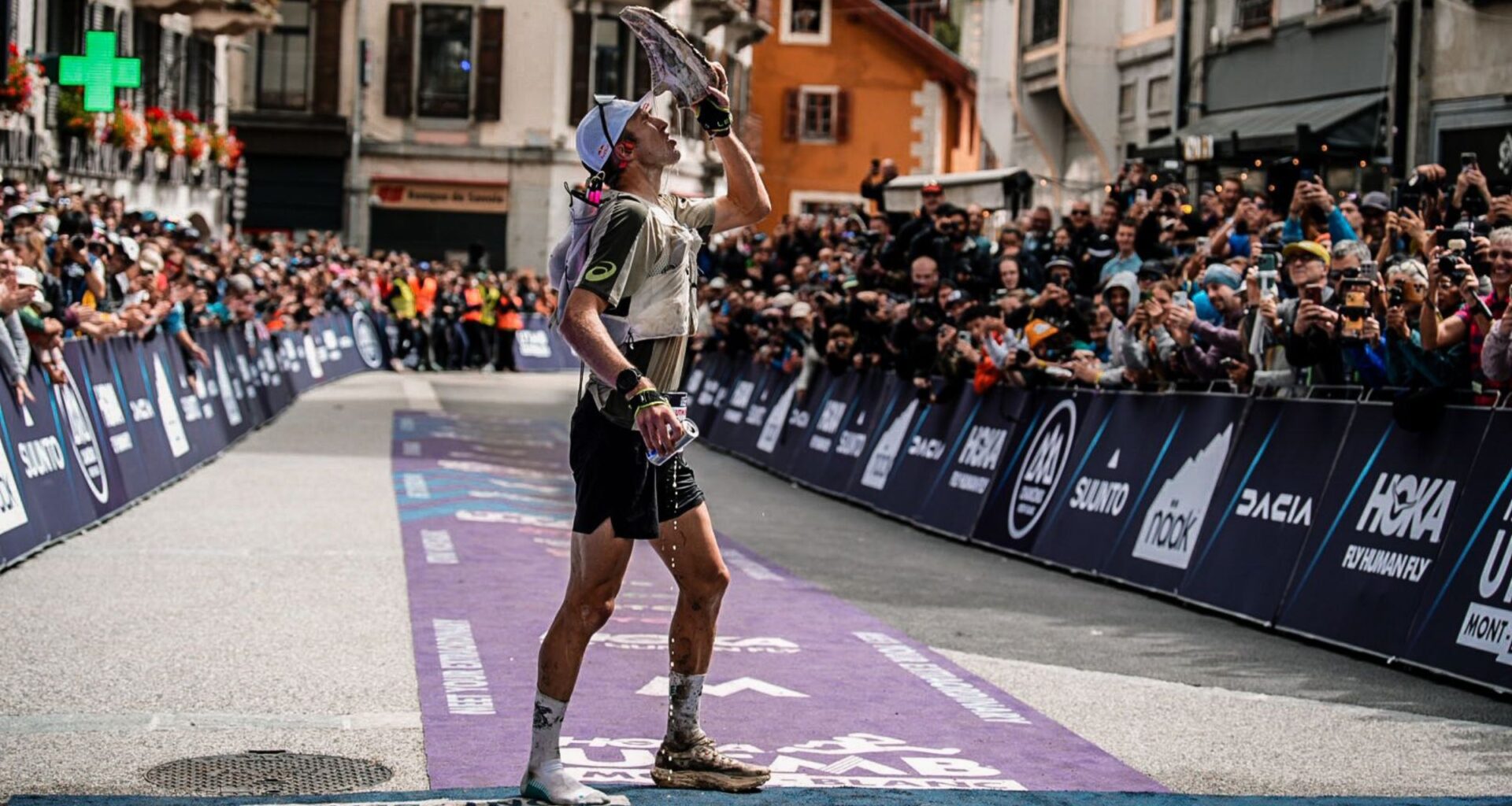 Tom Evans after the 2025 UTMB