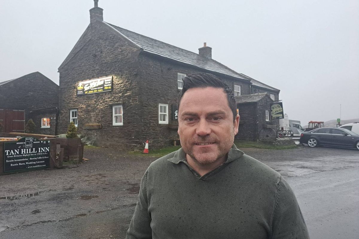Owner Andrew Hields at The Tan Hill Inn in the Yorkshire Dales