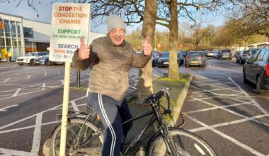 Councillor raising funds for legal battle against congestion charge… by cycling
