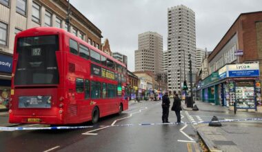 Wembley High Road closed after stabbing: Pictures from scene