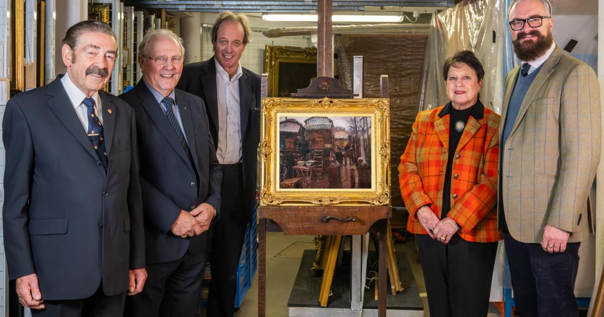 Alfred Munnings painting of Tombland purchased for £20,000