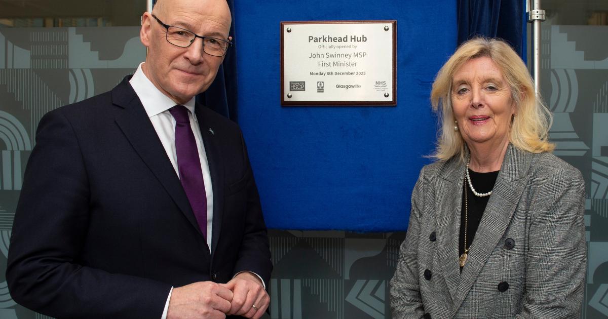 John Swinney opens Scotland's largest health hub in Glasgow's Parkhead