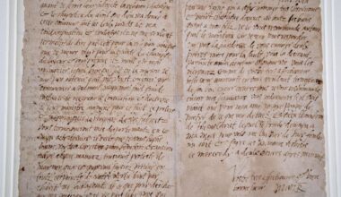 Mary Queen of Scots’ last letter to go on show for first time in nearly a decade