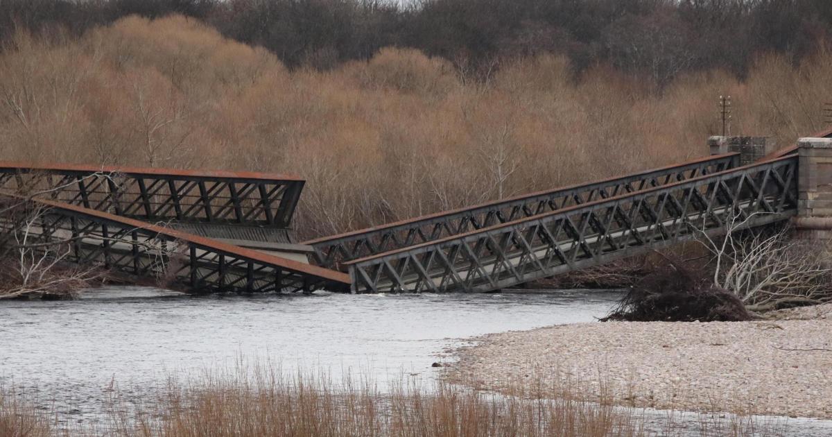 'Devastating': Historic bridge collapses into Scottish river