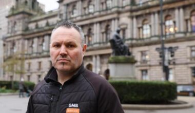 GMB launches their annual festive campaign in Glasgow