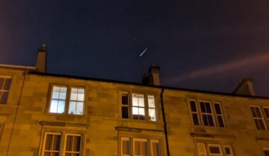 Meteor above Glasgow likely heralds Quadrantid fireball shower