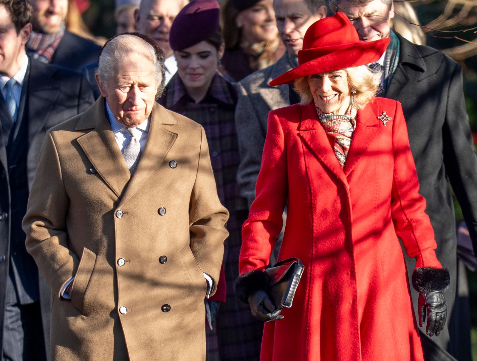 Image may contain Charles Prince of Wales Jörg Kastendiek Mike Tindall Timothy Laurence Person Clothing and Coat