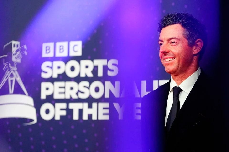 Rory McIlroy was crowned 2025 BBC Sports Personality of the Year on Thursday. Pic: David Davies/PA Wire