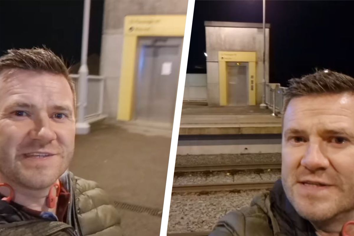 Gary shared his experience online after becoming stranded