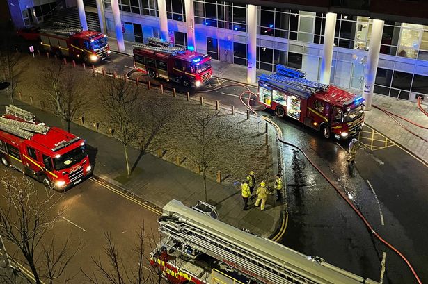 Five fire engines attended the scene