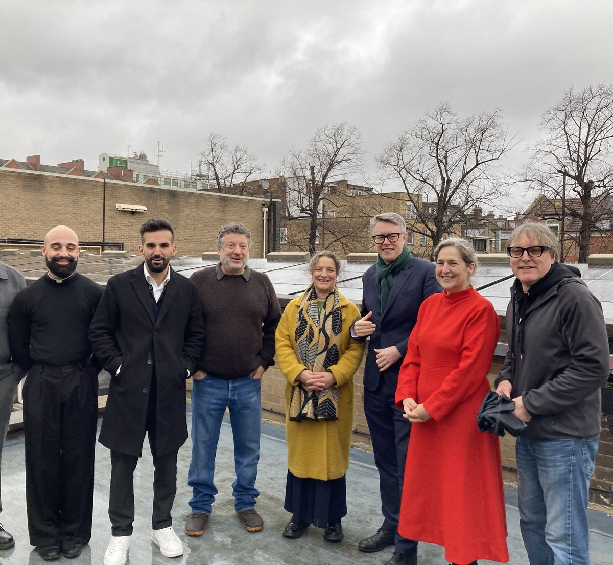 Junior minister Martin McCluskey said the government wants to see households deploy green technologies like those of St Paul's to drive down energy bills on average by 2030