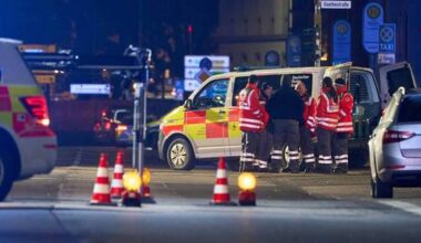 A car crashes into a bus stop in Germany and injures 3 people