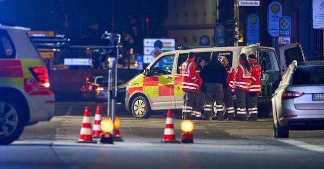 A car crashes into a bus stop in Germany and injures 3 people