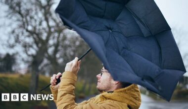 Wales weather warning for 65mph wind gusts on Christmas Day