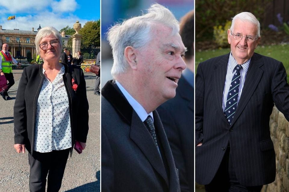 Beth Adger MBE, Sir Kenneth Bloomfield and Rev Martin Smyth