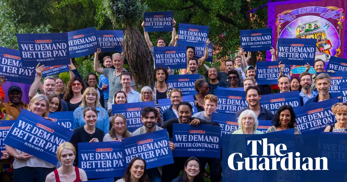 UK actors vote to refuse to be digitally scanned in pushback against AI | Television