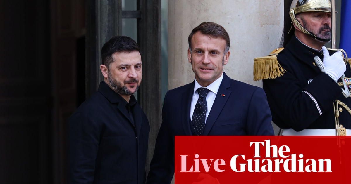 Macron denies warning Ukraine about potential US betrayal – as it happened | Europe
