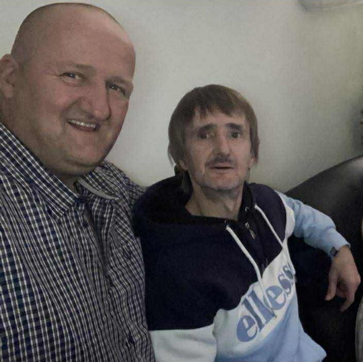 David (L) with brother Simon Coombes