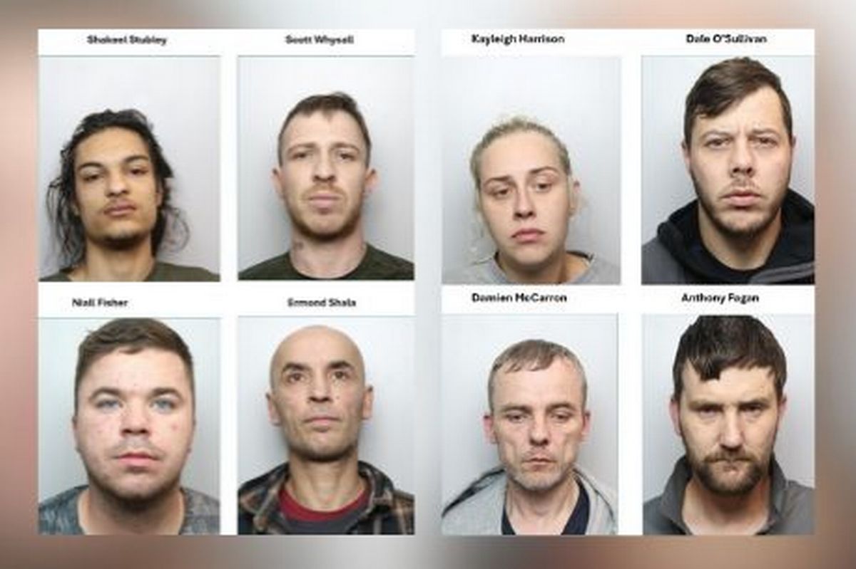 The gang members have all been jailed