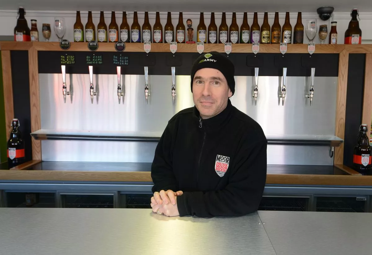 Former Moor Beer boss Justin Hawke who has now been 'removed' as director and shareholder of the brewery company