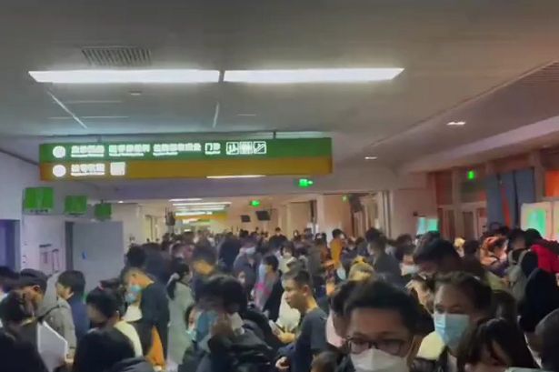 A picture of hospital in China