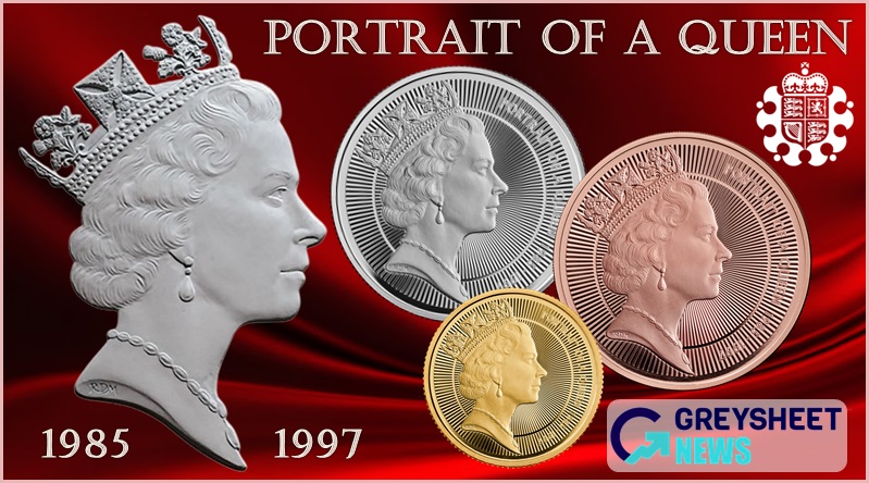 enlarged image for United Kingdom. New ‘Portraits’ Gold and Silver Proof Coins Feature Elegant Maklouf Effigy