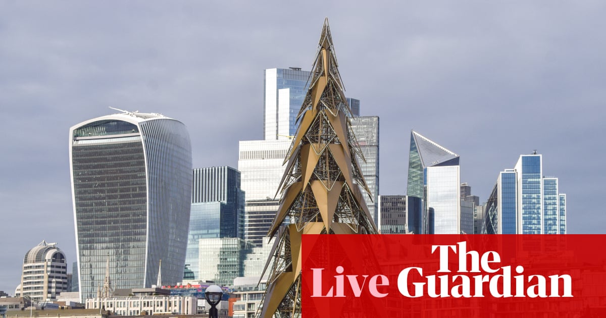 UK economic growth forecast to slow next year as unemployment rises; £5.3bn infrastructure merger collapses – business live | Business