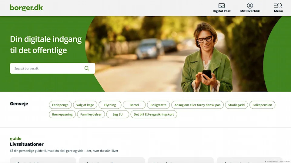 Denmark's online portal Borger.dk gives citizens digital access to more than 2000 public services<span class="copyright">Andreas Becker / Nicolas Martin</span>