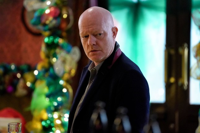 Max Branning stood at the Queen Vic bar in EastEnders