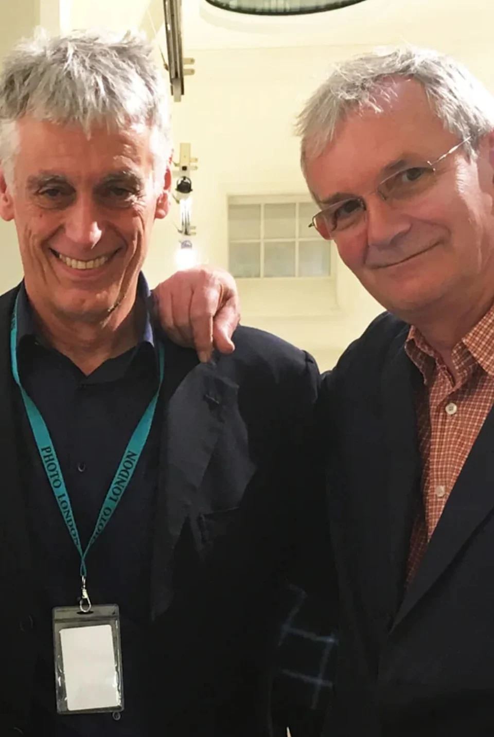 Andrea Albertini, founder of Damiani Books, together with Martin Parr at Photo London.