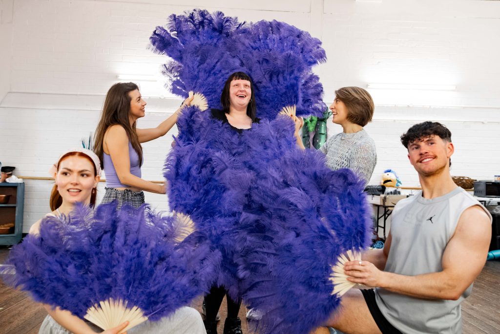 Ursula rehearsals Manchester Christmas Theatre