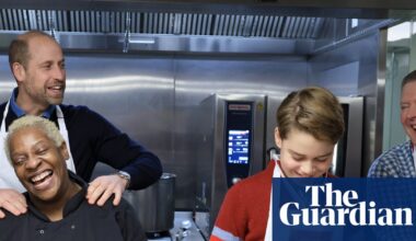 Prince George joins Prince of Wales in visit to homelessness charity | UK news