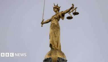 The jury box at Court One of the Old Bailey