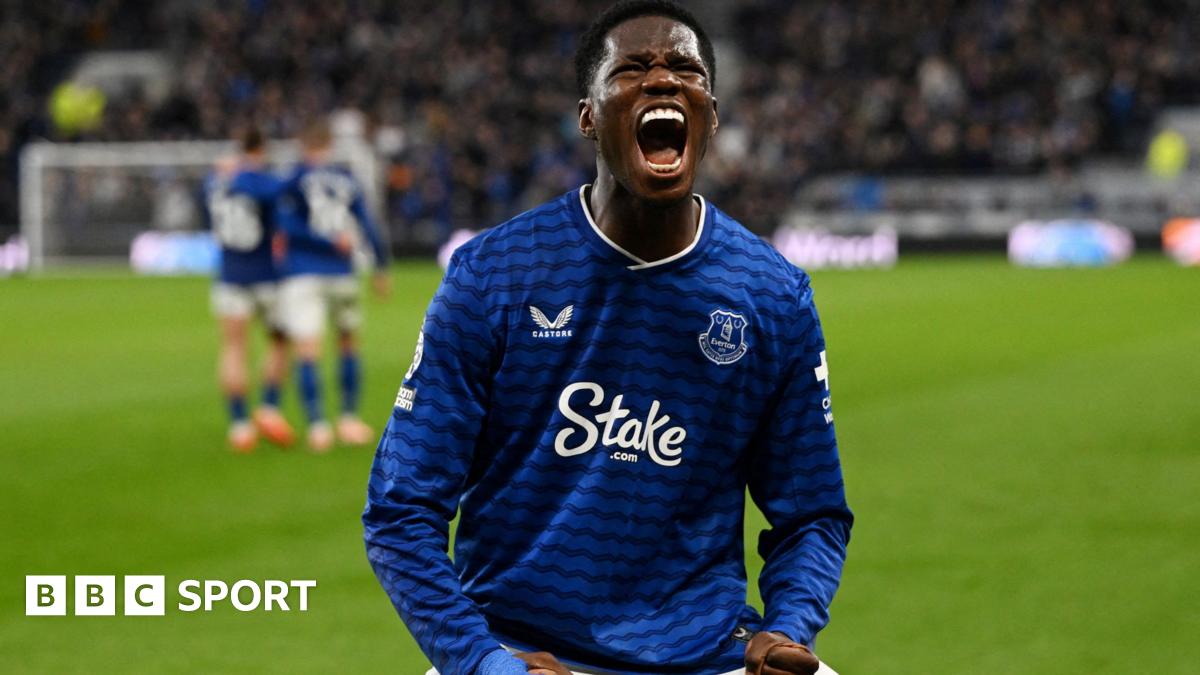 Thierno Barry celebrates scoring against Nottingham Forest