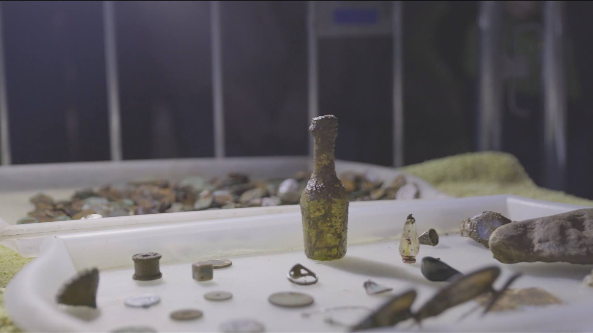 Artefacts found at the bottom of the well