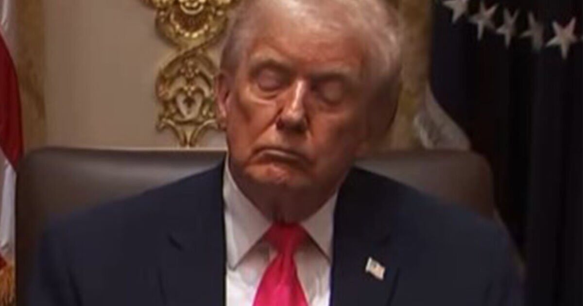 Donald Trump 'falls asleep' on live TV as health fears for President soar | World | News