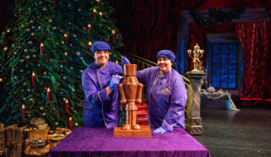 Cadbury World unveil spectacular chocolate nutcracker at Birmingham Hippodrome