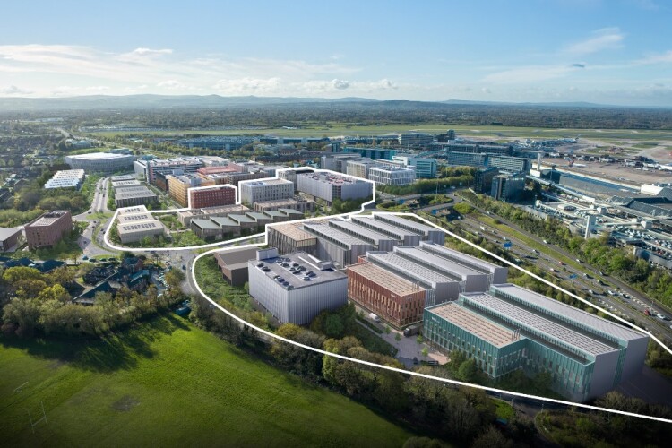 Outline of the Mix Manchester site