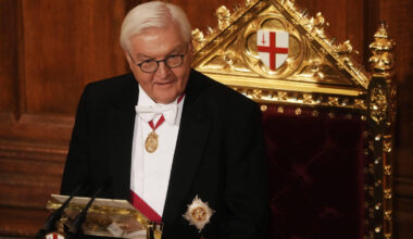 'Don't look back in anger': German president compares post-Brexit UK ties to Oasis reunion