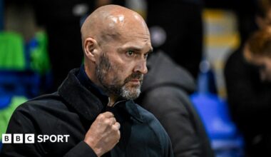 Bolton Wanderers footballer Ibrahim Cissoko celebrating a goal in a football match against Bradford City in the Vertu Trophy