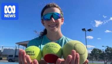 Maddy sees the world through a 'glitter jar' but has still become a national tennis champion