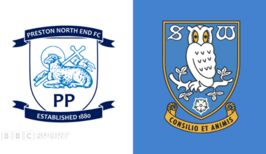 Side-by-side of Preston North End and Sheffield Wednesday club badges