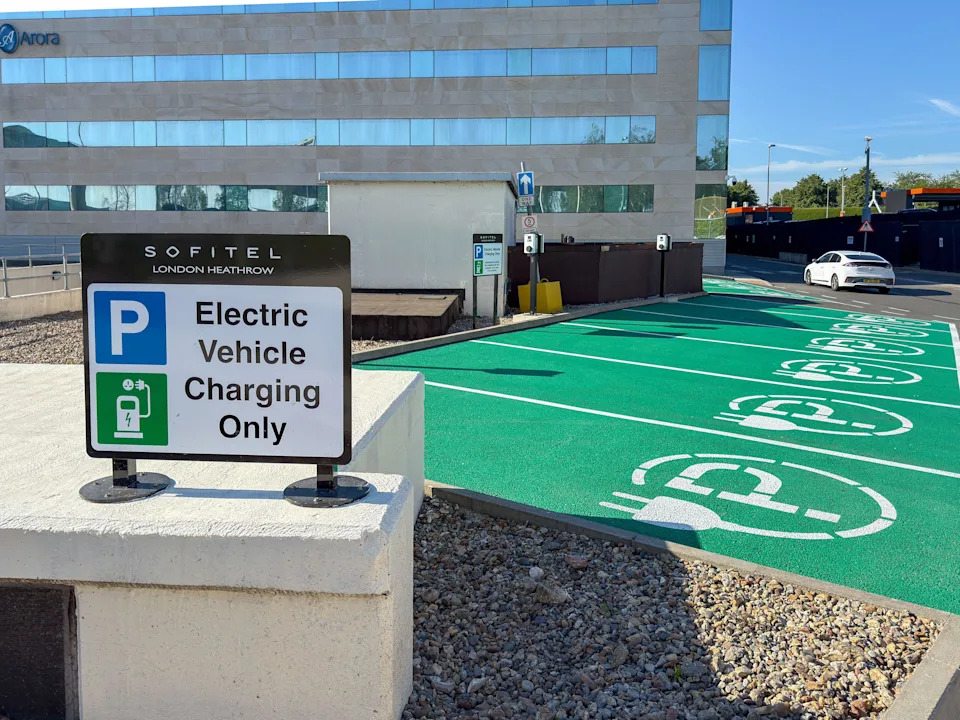 The UK is now the largest EV market in Europe. (PA)