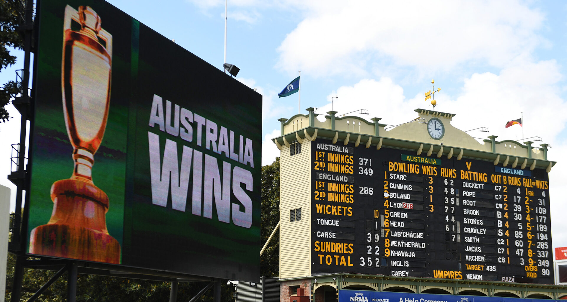 England beaten again as Australia wrap up the Ashes
