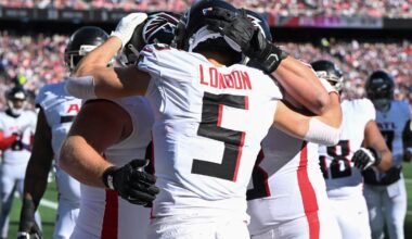 Drake London will play in Week 16