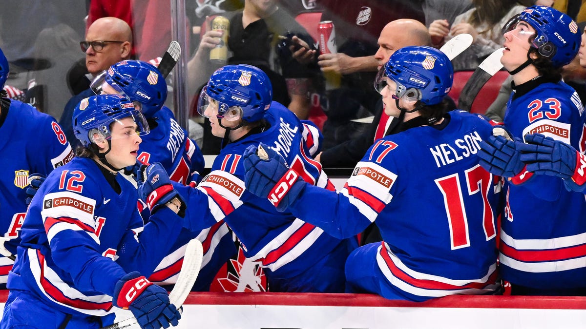 World juniors 2026 USA vs Germany highlights: Americans win 6-3