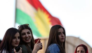 Over 100 Kurdish women gather Saturday in Germany...