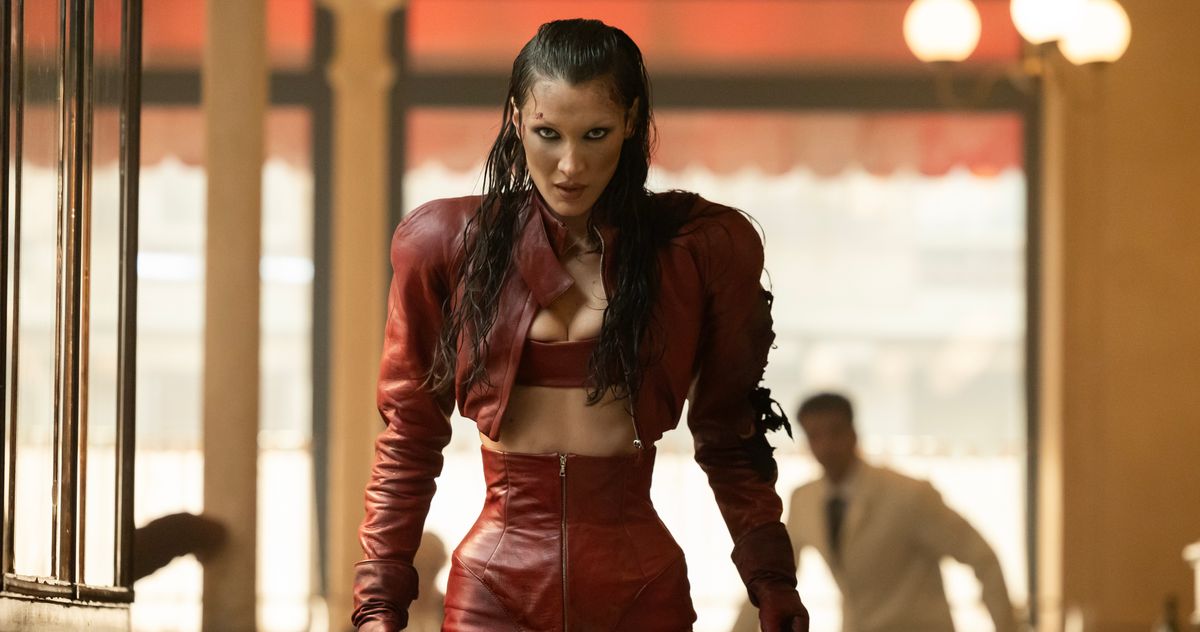 Bella Hadid Looks Killer in Ryan Murphy’s ‘The Beauty’