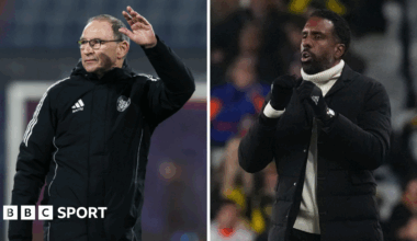 Martin O'Neill and Wilfried Nancy